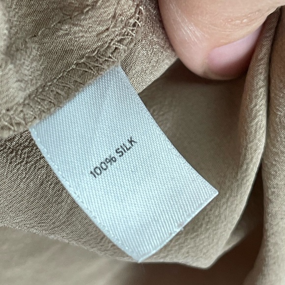 Trouvé size small long sleeve button down silk shirt - Picture 6 of 6